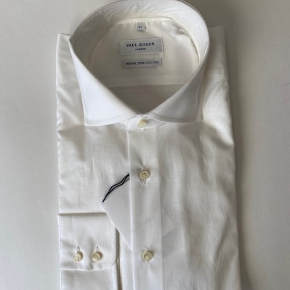 Men's White Shirt Long Sleeve